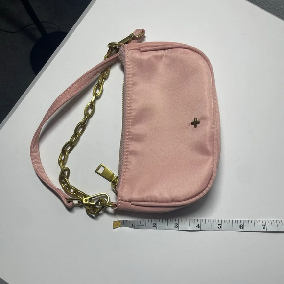 Peta + Jain Princess Polly Portia Mini Nylon Handbag in Pink/Gold - Picture 8 of 10